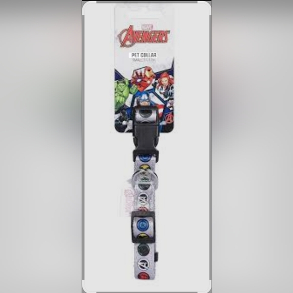 Marvel Other - Disney Marvel Avengers Pet Collar Sz Med
